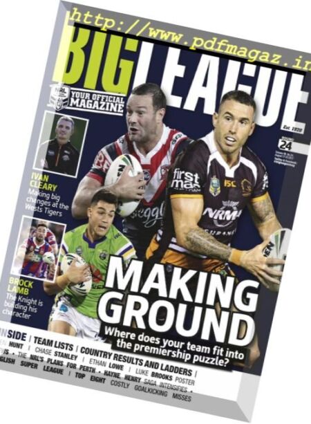 Big League – Round 24 – 17-23 August 2017 Cover