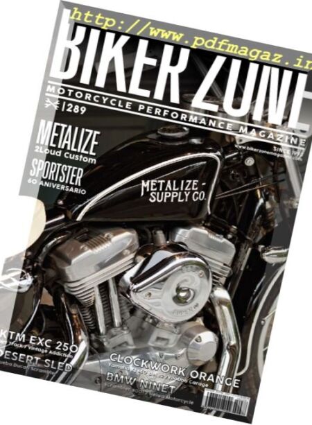 Biker Zone – N 289, 2017 Cover