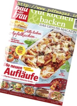 Bild der Frau Gut Kochen & Backen – September-Oktober 2017