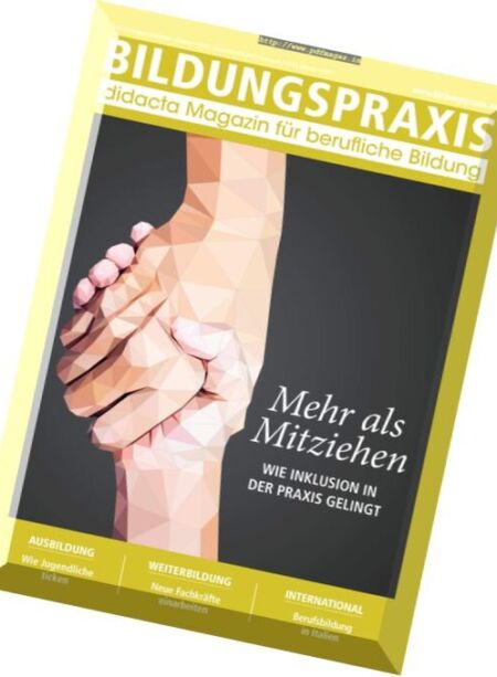 Bildungspraxis – August-Oktober 2017 Cover