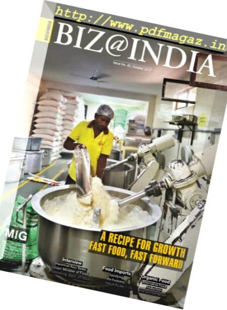 Biz@India – October 2017 Cover
