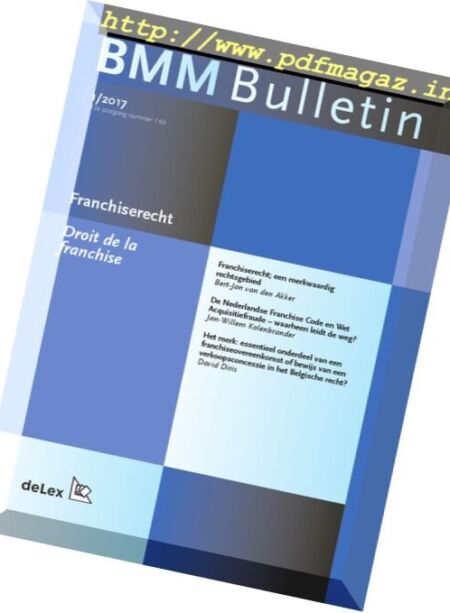 BMM Bulletin – Nr.1 2017 Cover