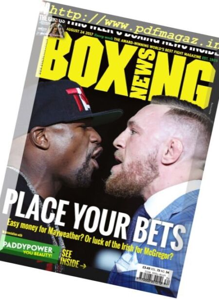 Boxing News – 24 August 2017 Cover