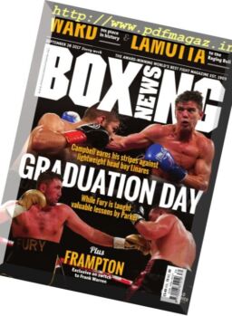 Boxing News – 28 September 2017