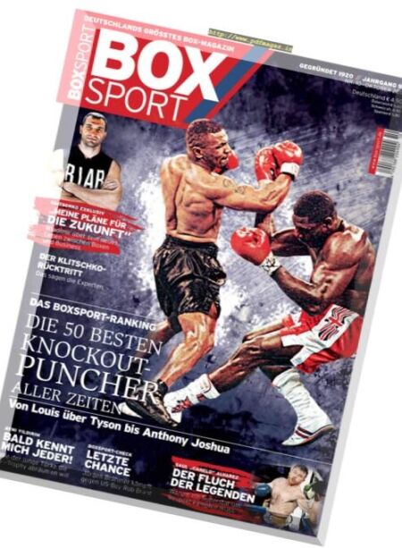 BoxSport – Oktober 2017 Cover