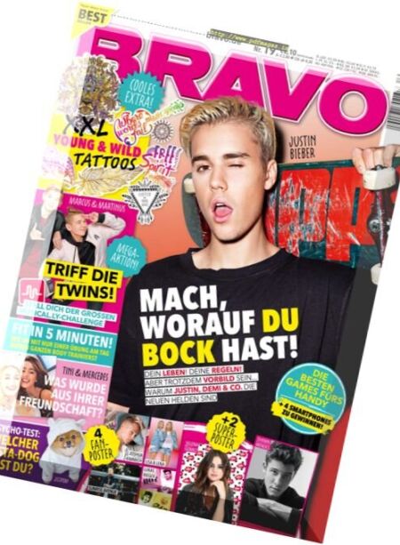 Bravo – 30 August 2017 Cover
