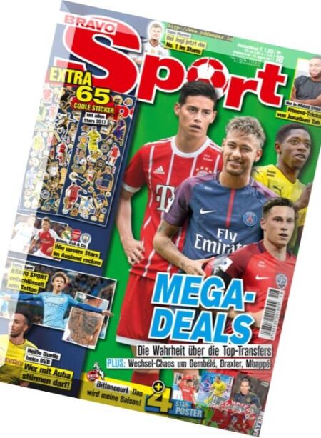 Bravo Sport – 24 August 2017 Cover