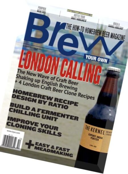 Brew Your Own – October 2017 Cover