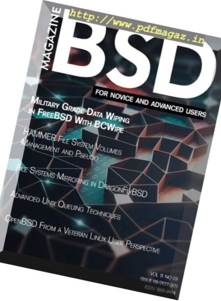 BSD Magazine – September 2017 Cover