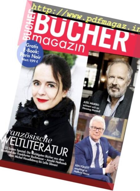 Bucher – Oktober-November 2017 Cover