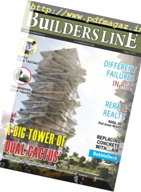 Builders line – English Edition – August 2017 Cover