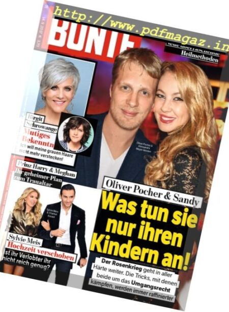 Bunte – 14 September 2017 Cover
