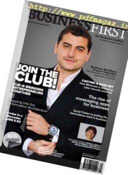 Business First – September-October 2017
