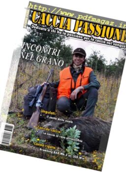 Caccia Passione – luglio-Agosto 2017