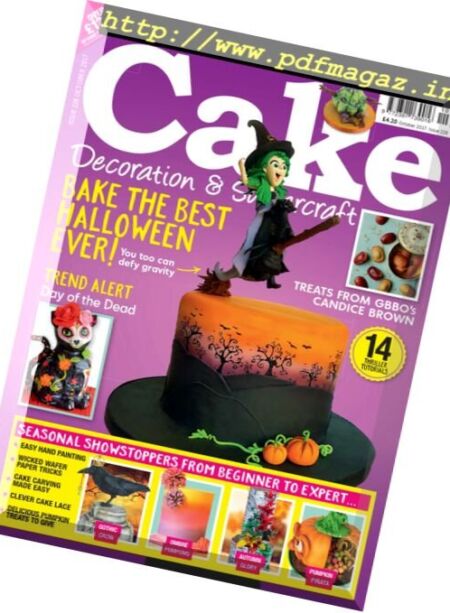 Cake Decoration & Sugarcraft – October 2017 Cover