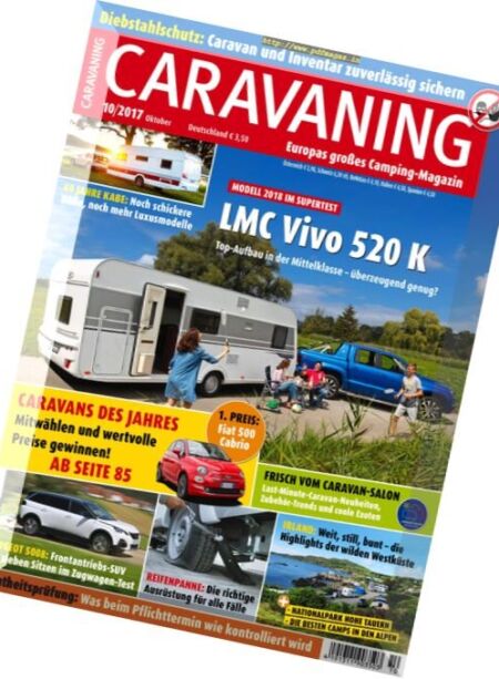 Caravaning – Oktober 2017 Cover