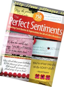CardMaker The Perfect Sentiments – November 2017