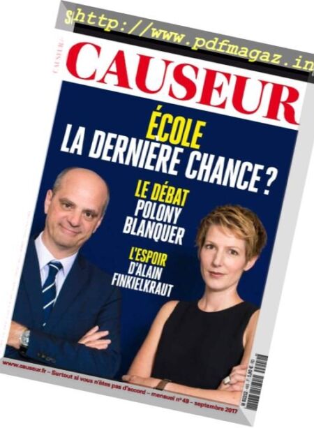 Causeur – Septembre 2017 Cover