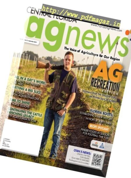 Central Florida Ag News – September 2017 Cover