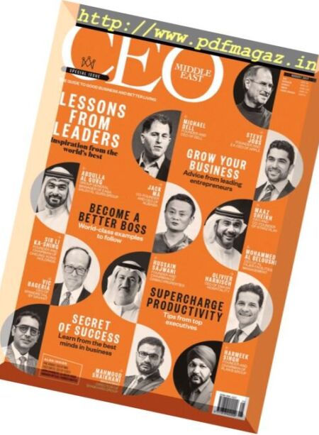 CEO Middle East – August 2017 Cover