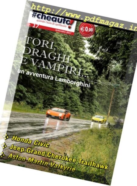#cheauto! – settembre 2017 Cover