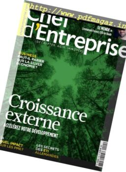 Chef d’Entreprise Magazine – Septembre 2017