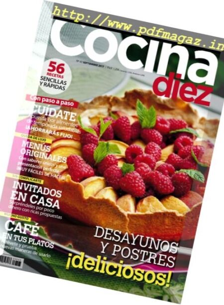 Cocina Diez – Septiembre 2017 Cover