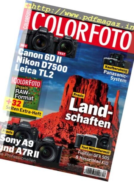 ColorFoto – September 2017 Cover