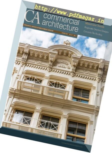 Commercial Architecture – October 2017 Cover