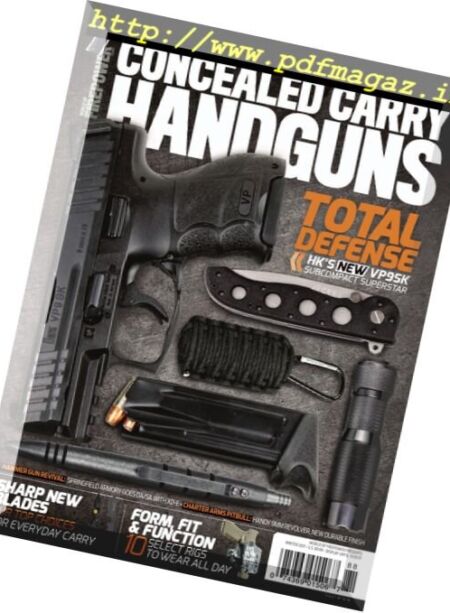 Concealed Carry Handguns – Winter 2017 Cover