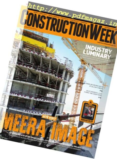 Construction Week – 2 September 2017 Cover