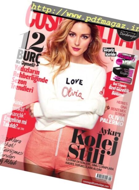 Cosmopolitan Turkey – Eylul 2017 Cover
