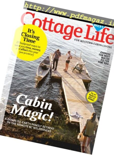 Cottage Life West – Fall 2017 Cover