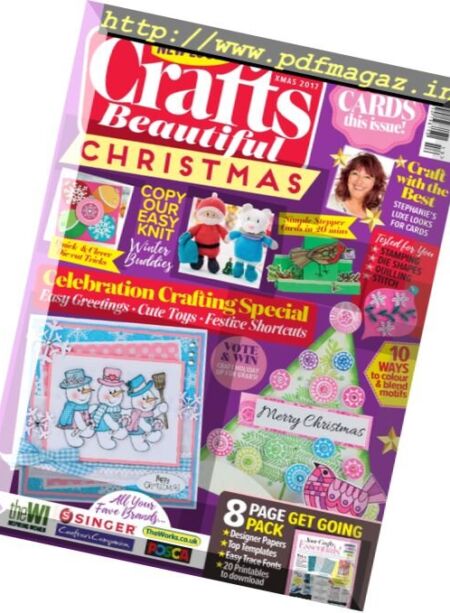Crafts Beautiful – Xmas 2017 Cover