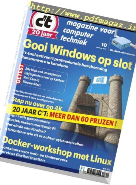 c’t Magazine – Netherlands Nr.10 – Oktober 2017 Cover