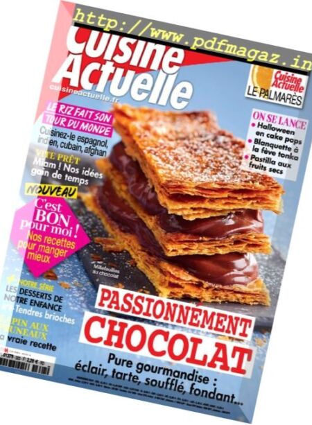 Cuisine Actuelle – Novembre 2017 Cover
