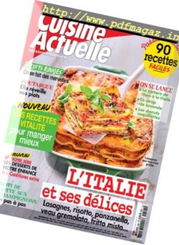 Cuisine Actuelle – Septembre 2017