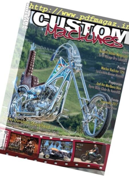 Custom Machines – Septiembre 2017 Cover