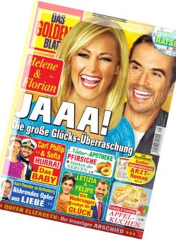 Das Goldene Blatt – 28 August 2017