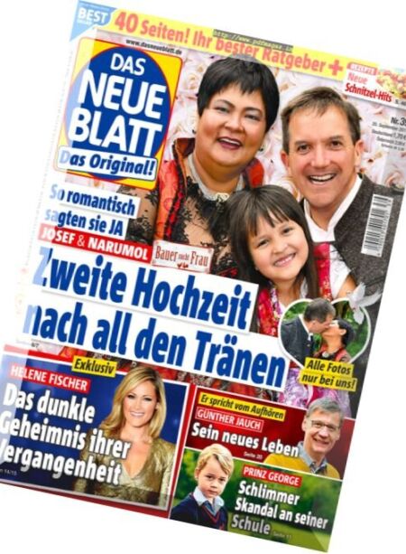 Das Neue Blatt – 20 September 2017 Cover