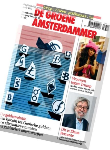 De Groene Amsterdammer – 14 september 2017 Cover