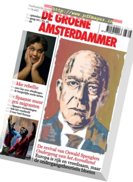 De Groene Amsterdammer – 21 september 2017 Cover