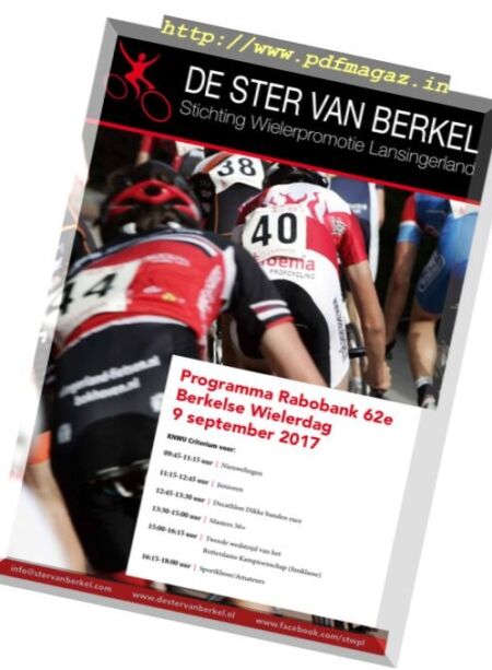 De Ster van Berkel – September 2017 Cover