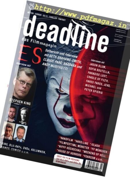 Deadline – September 2017 Cover