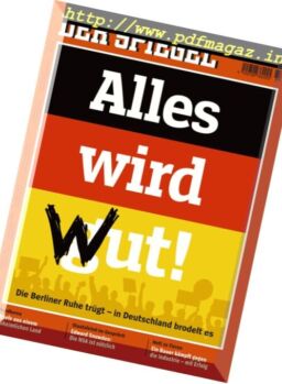 Der Spiegel – 9 September 2017