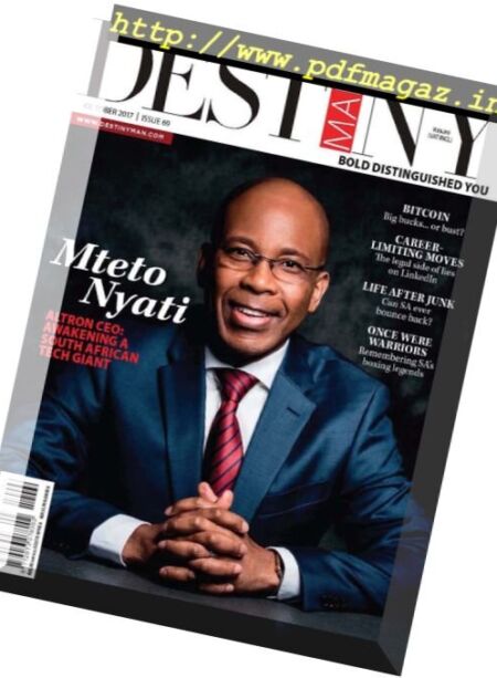 Destiny Man – October 2017 Cover