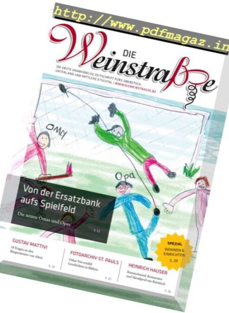 Die Weinstrasse – September 2017 Cover