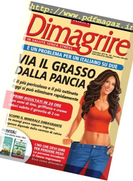 Dimagrire – Settembre 2017 Cover