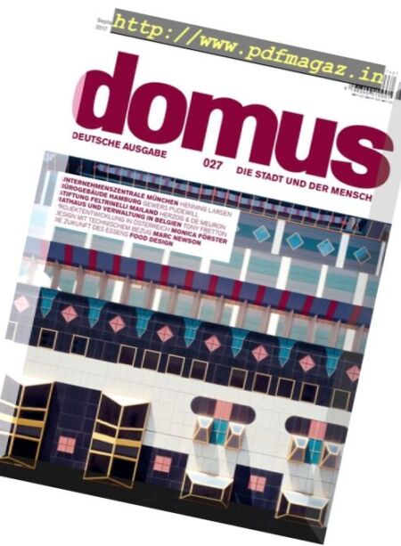 Domus Germany – September-Oktober 2017 Cover