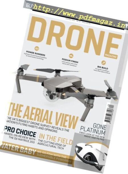 Drone Magazine – October 2017 Cover